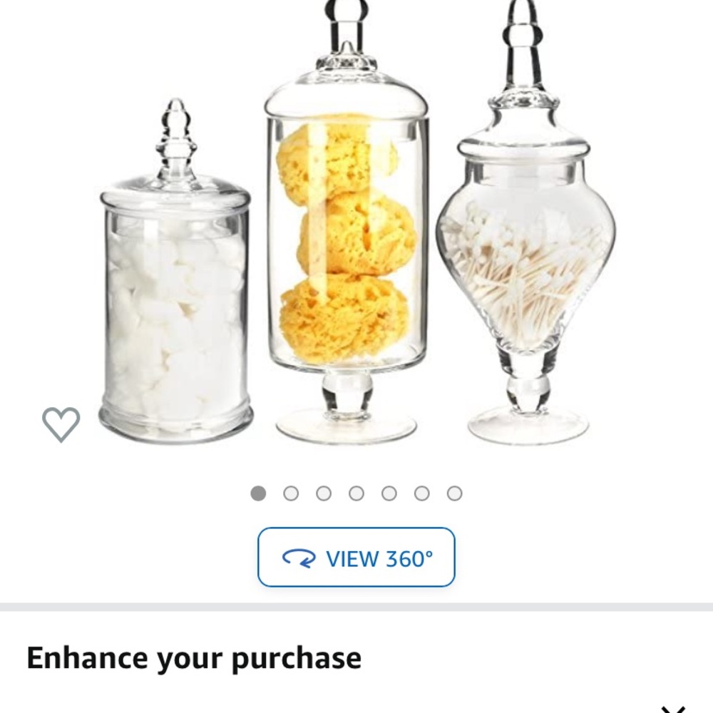 New Apothecary Jar Set